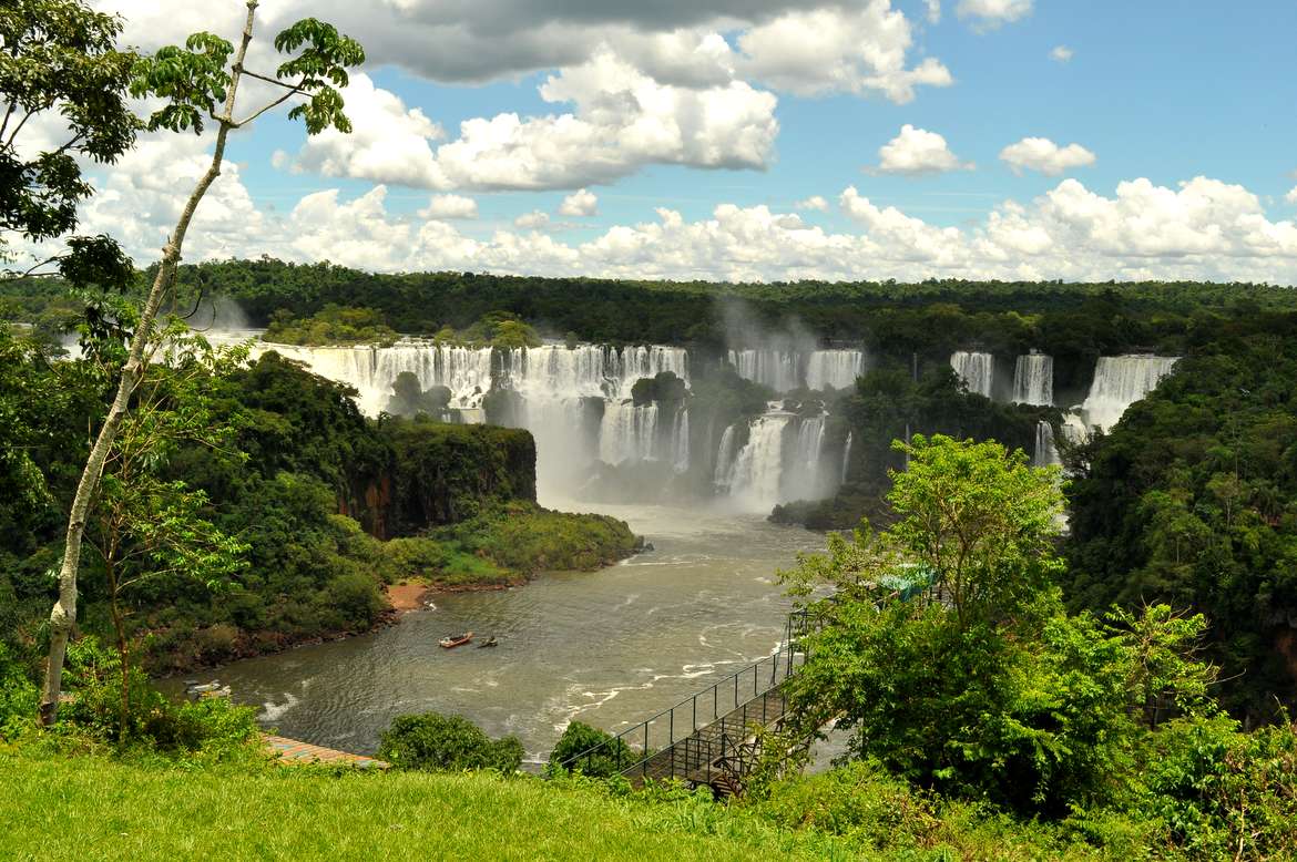 The Brazilian side of Iguazu Falls is more panoramic and every picture looks like a postcard