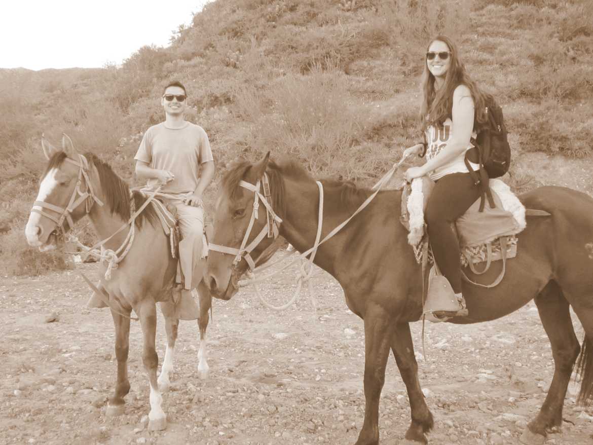 Horse riding in the mountains near Mendoza. What a great experience!