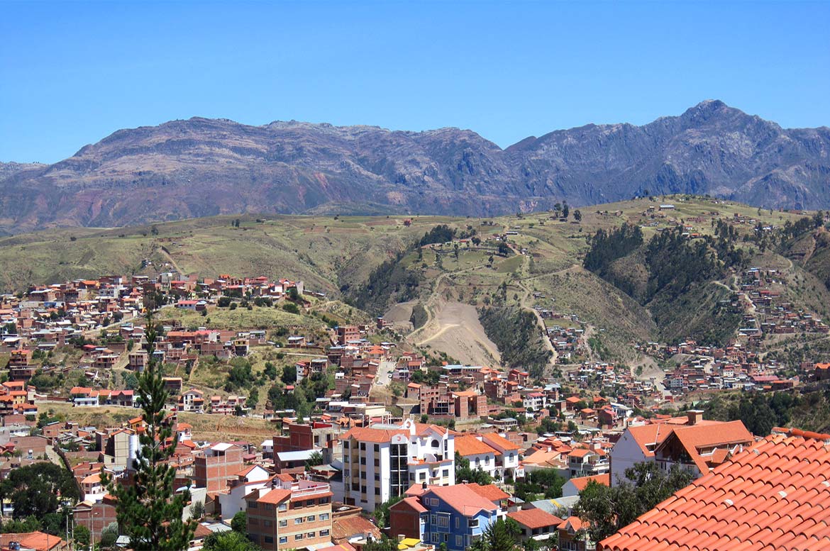 A wonderful viewpoint of Sucre