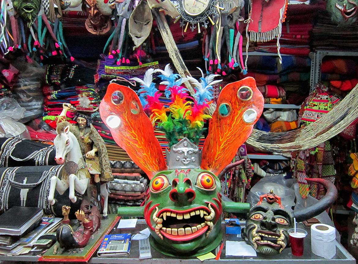 Walk along the colorful markets of La Paz