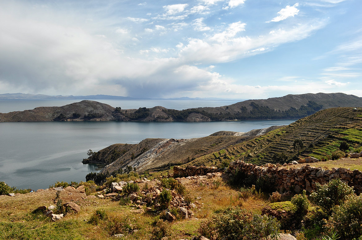 A beautiful island in Lake Titicaca
