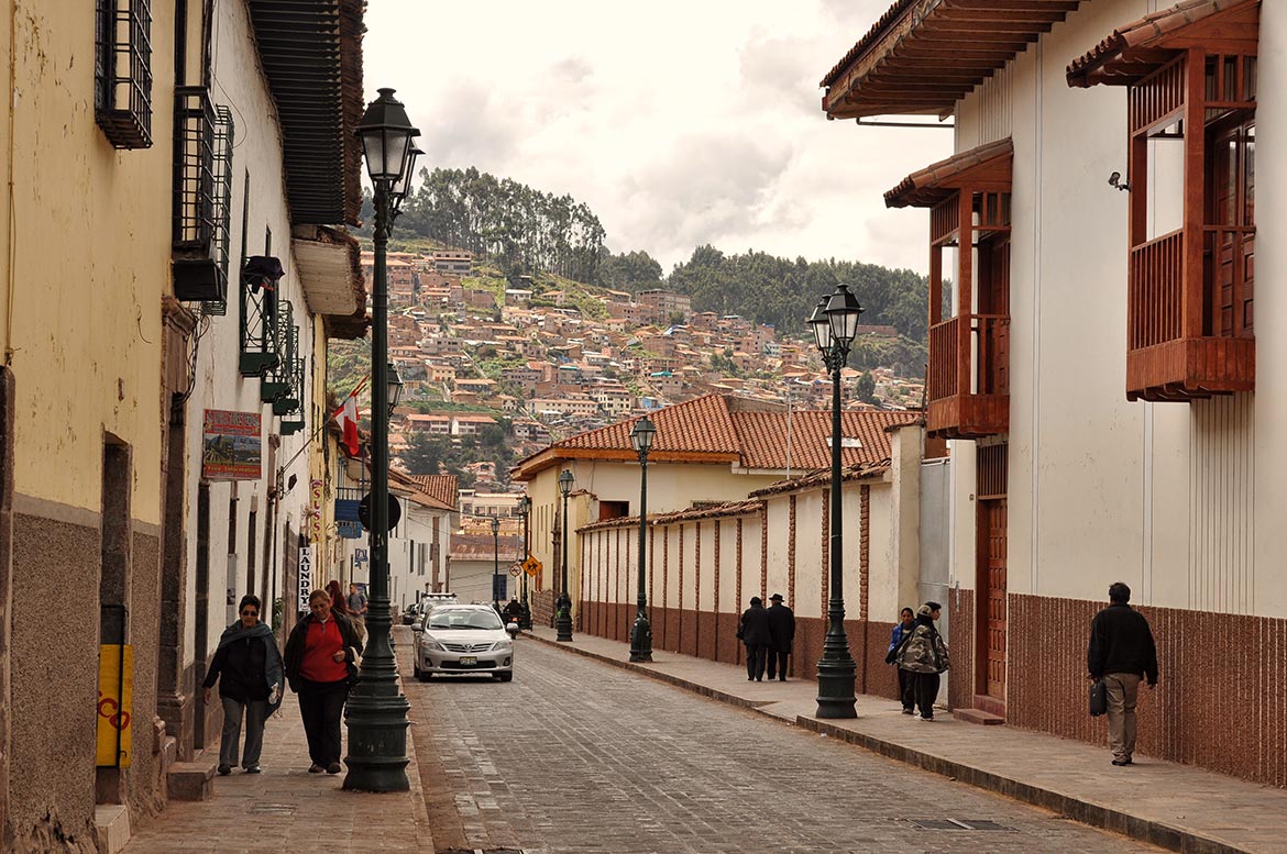 Walk around the old streets to find archaeological remains of Inca stonework