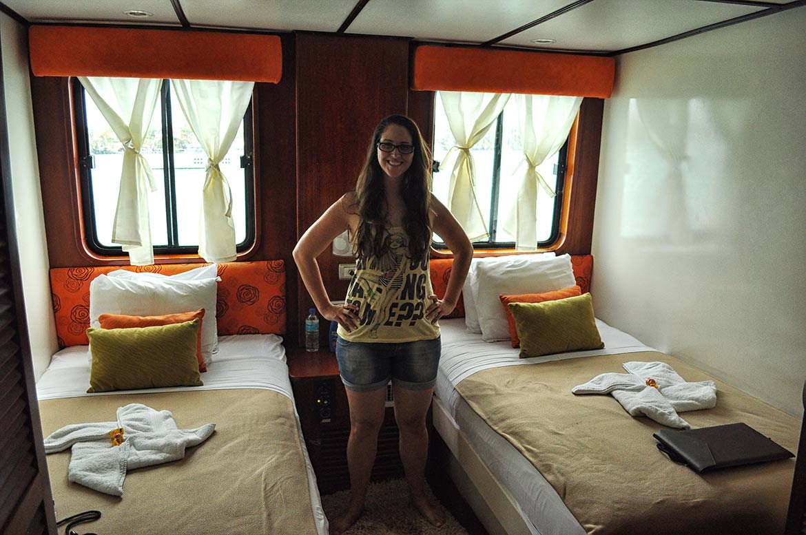 Our cabin in Anahi Catamaran