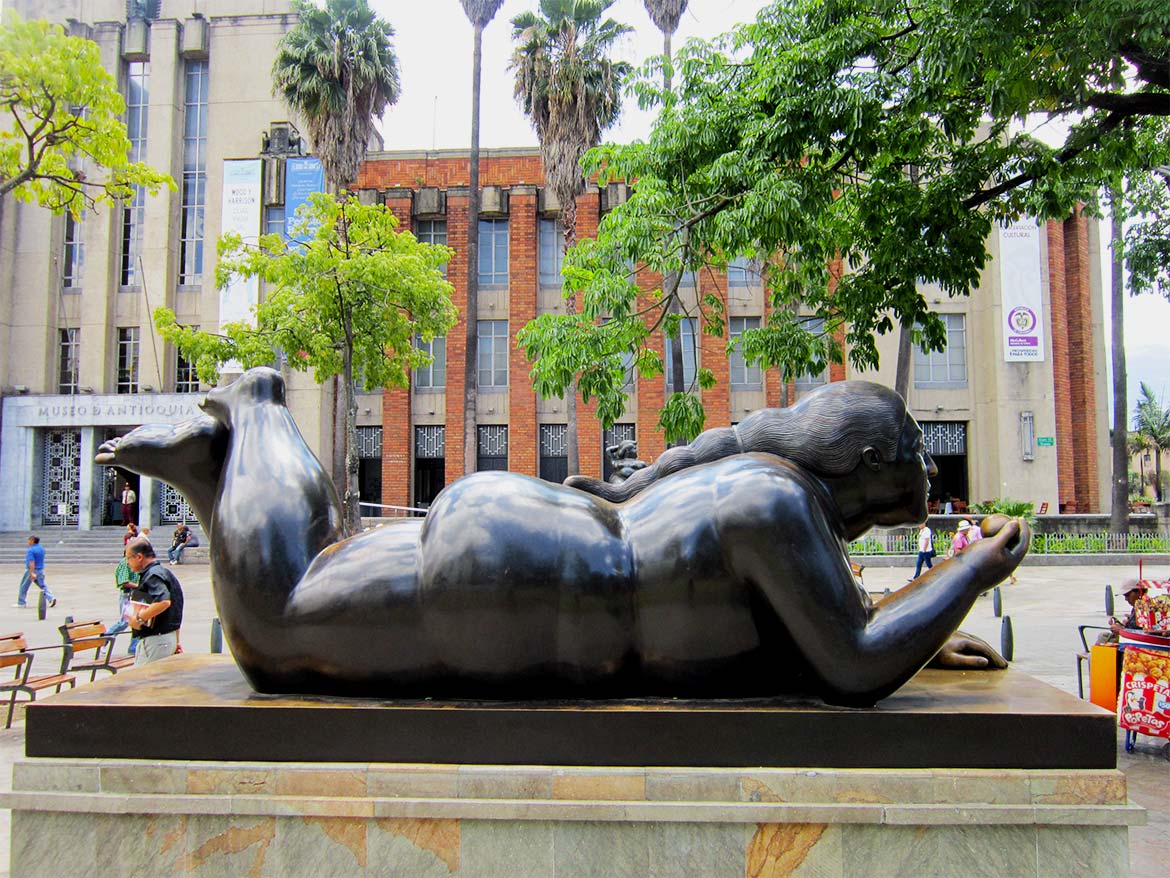 Admire Botero's art in Medellin